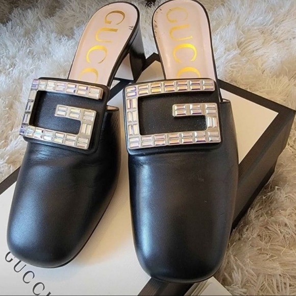Gucci heeled slip ons - Picture 8 of 10
